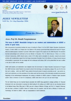 JGSEE Newsletter Vol.3-4 May-Dec 2006