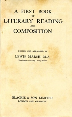 A first book of literary reading and composition