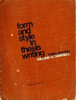 Form and style in thesis writing